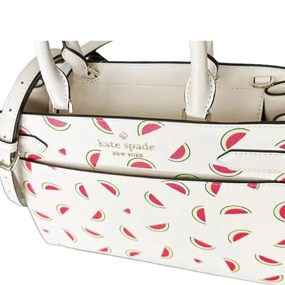 Kate Spade (2) Satchel & Wristlet In Watermelon, Both NWT; BEAUTIFUL! - Picture 2 of 13